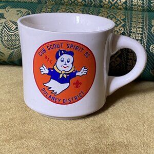 Boy Scouts Vintage Coffee Cub Scouts Spirit 83 Dulaney District Maryland Ghost